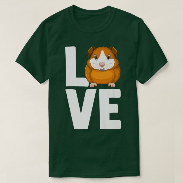 Rodent Cavies Cavy Lovers Guinea Pig Owners Love P T-Shirt (Design Front)
