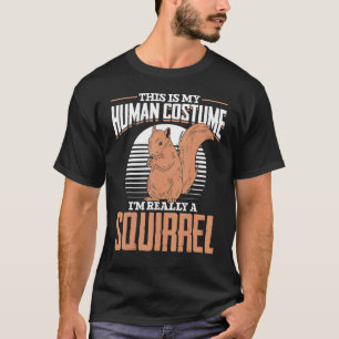 Rodent Costume Party Forest Animal Squirrel T-Shirt