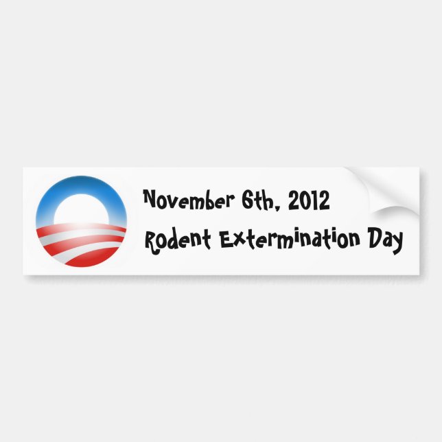 Rodent Extermination Day 2012 Bumper Sticker (Front)