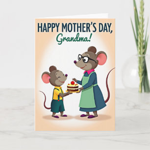 Rodent Mothers Day Bake Card
