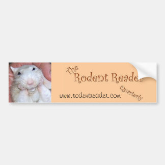 Rodent Reader Bumper Sticker 1