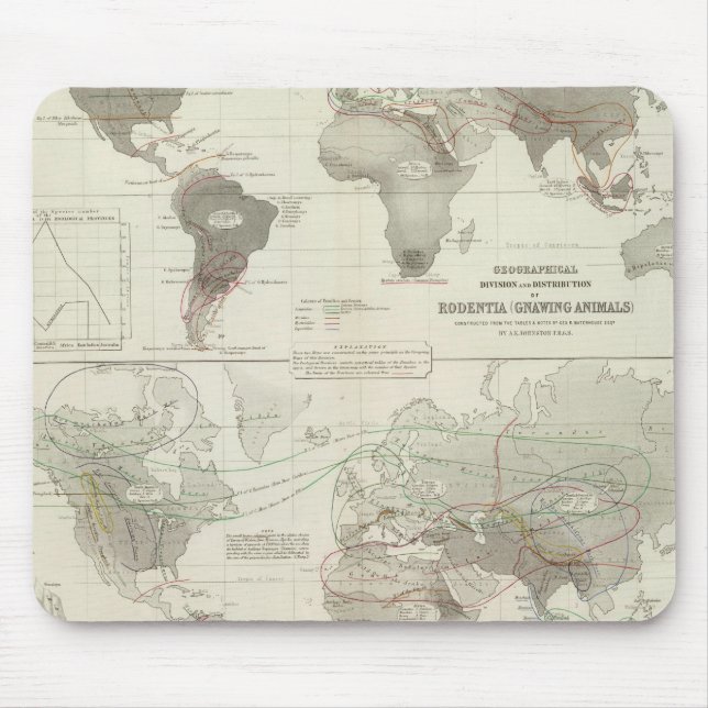 Rodentia, Ruminantia Mouse Pad (Front)