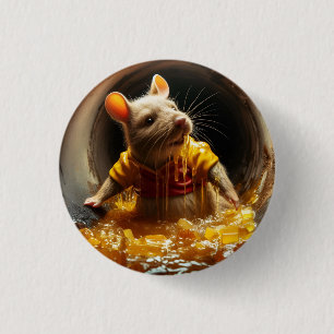 Rodentophobia Winnie the Pooh 1 3 Cm Round Badge
