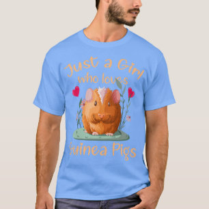 Rodents Guinea Pig Wheek Wheekls Skinny Pig Cavies T-Shirt