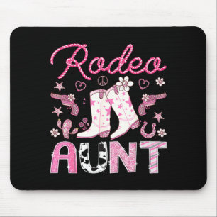 Rodeo Aunt Nk Cowgirl Western Coquette Birthday Gi Mouse Pad
