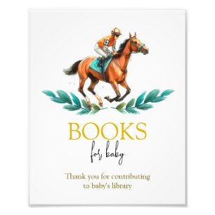 Rodeo Baby Shower Book for Baby Sign