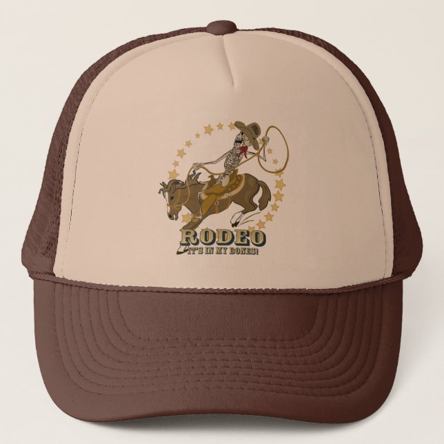 Rodeo Bones Trucker Hat (Front)