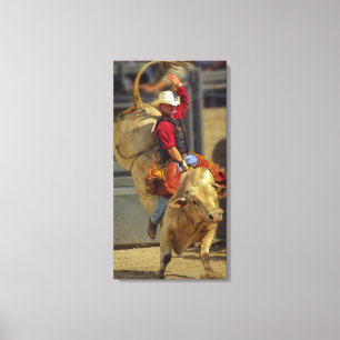 Rodeo - Bull Riding - PBR - Red Ryder Canvas Print