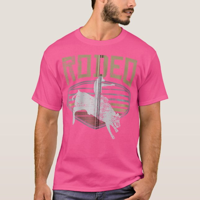 Rodeo Bull Riding T-Shirt (Front)
