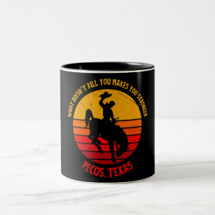 Rodeo champion Texas retro design Coffee Mugs