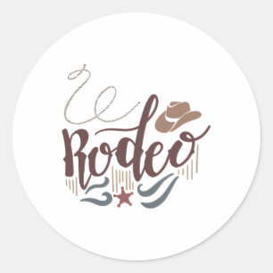 Rodeo Classic Round Sticker