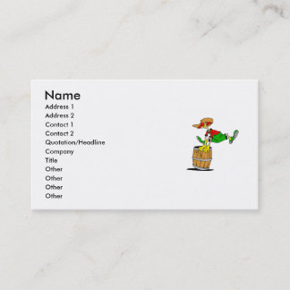 Rodeo Clown Business Card