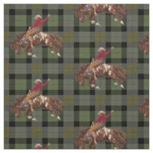 Rodeo Cowboy-Bronco Busting Western Fabric