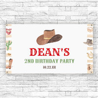 Rodeo Cowboy Western Wild West Birthday Party