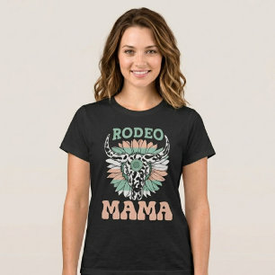 Rodeo Cowgirl Mama Western Mother’s Day Unique T-Shirt