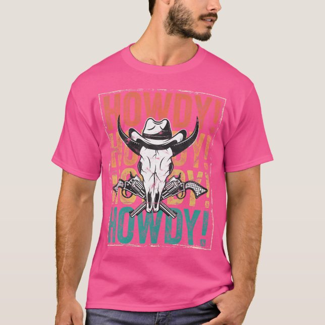 Rodeo Distressed Western Barn Dance T-Shirt (Front)