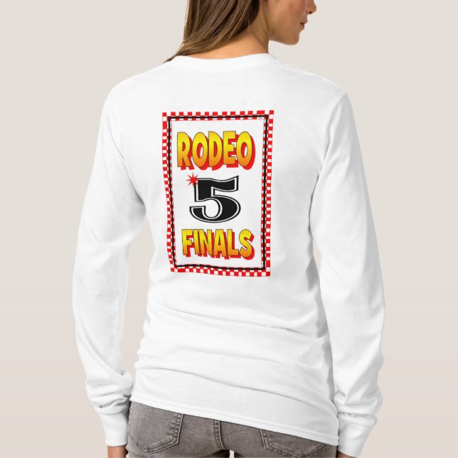 RODEO FINALS BACK NUMBER T-SHIRT (Back)