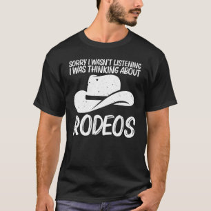 Rodeo For Men Women Rodeo Equestrian Sport Horse T-Shirt