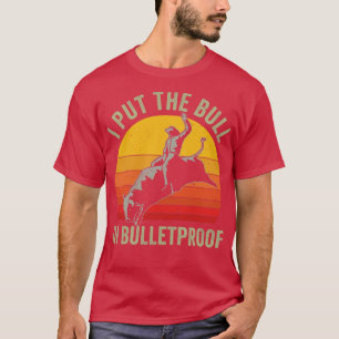Rodeo Funny Western Cowboy Bull Riding T-Shirt