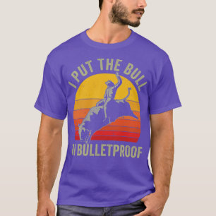 Rodeo Funny Western Cowboy Bull Riding T-Shirt