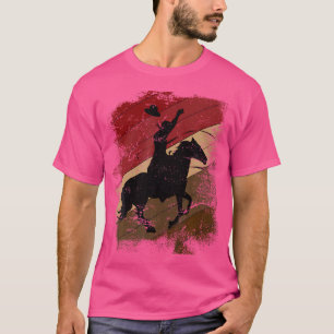 Rodeo Horse Riding Line Dance Farmer Western Cowbo T-Shirt