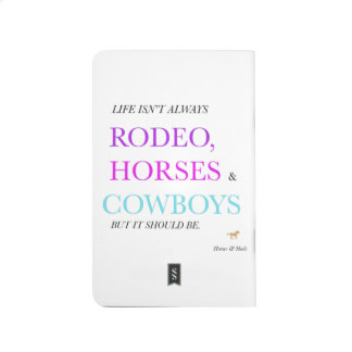 Rodeo, Horses & Cowboys Pocket Notebook