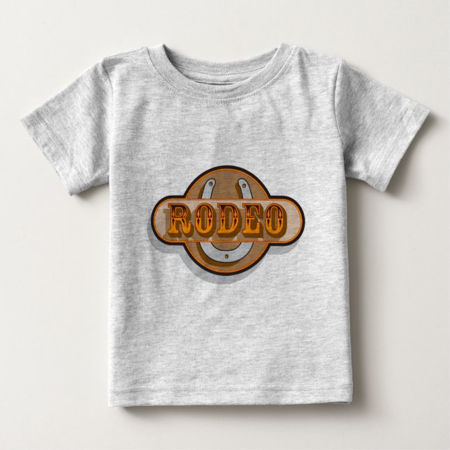 Rodeo Horseshoe Baby T-Shirt (Front)
