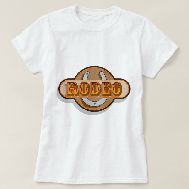 Rodeo Horseshoe T-Shirt (Design Front)