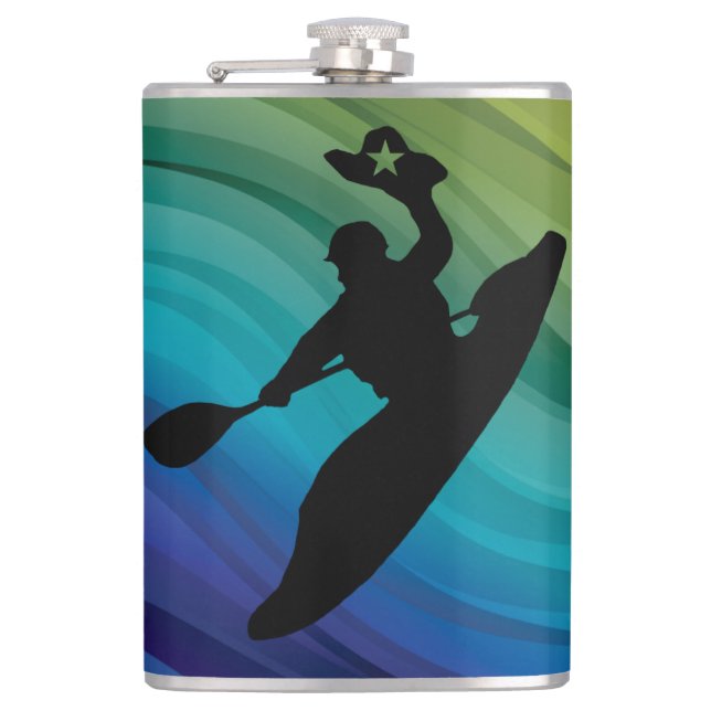 Rodeo Kayak Hip Flask (Front)