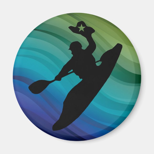 Rodeo Kayak Magnet (Front)