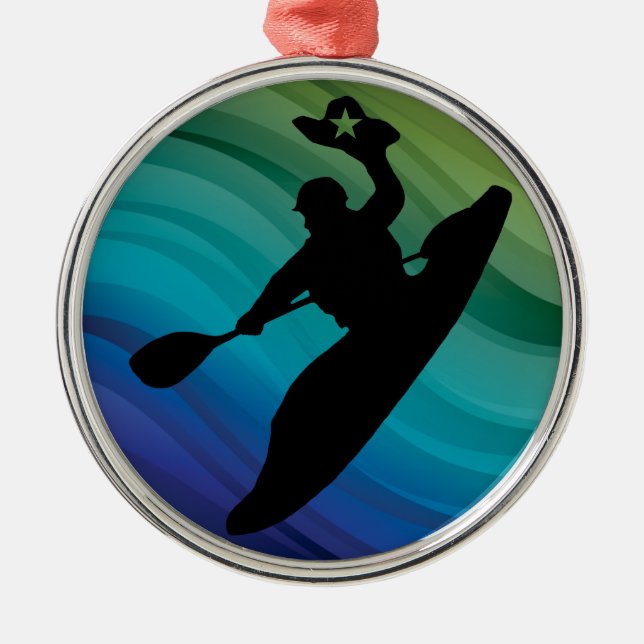 Rodeo Kayak Metal Tree Decoration (Front)