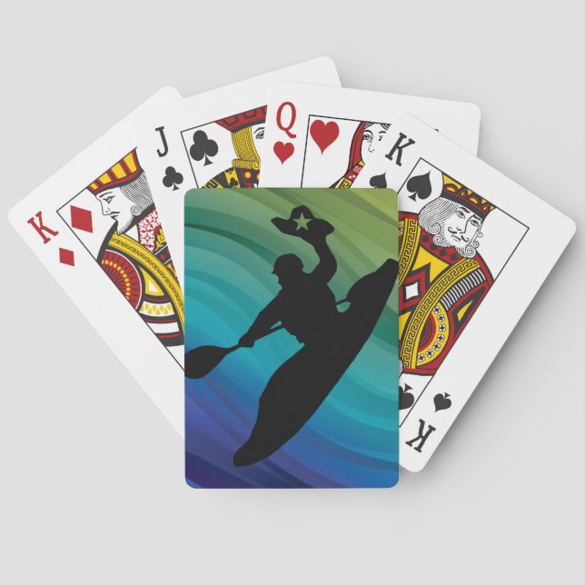 Rodeo Kayak Playing Cards (Back)