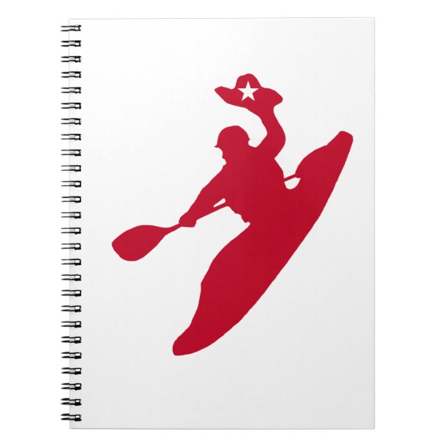 Rodeo Kayak Spiral Notebook (Front)