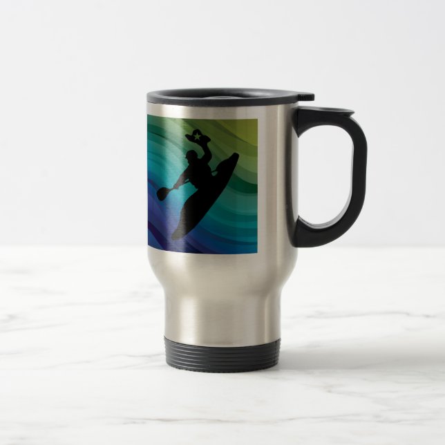 Rodeo Kayak Travel Mug (Right)