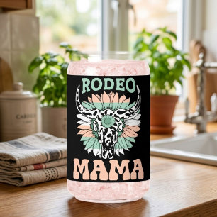 Rodeo Mama   Western Mother’s Day Unique Can Glass