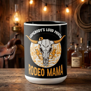 Rodeo Mama Western Mother’s Day Unique Two-Tone Coffee Mug