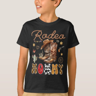 Rodeo Mummy Western Cowboy Birthday Boy Matching T-Shirt