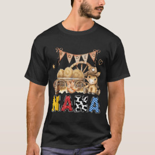 Rodeo Nana Western Cowboy Birthday Boy Party T-Shirt