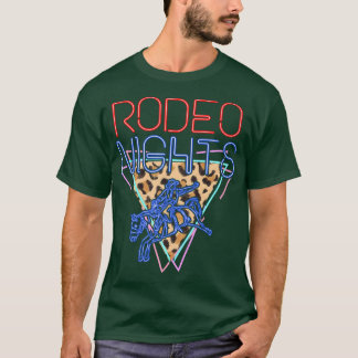 Rodeo NightsCountry Southern Western Leopard673 T-Shirt