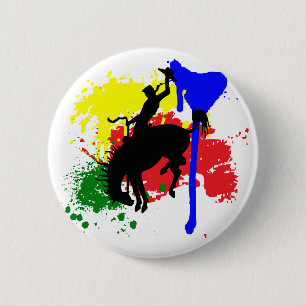 Rodeo Paint 6 Cm Round Badge
