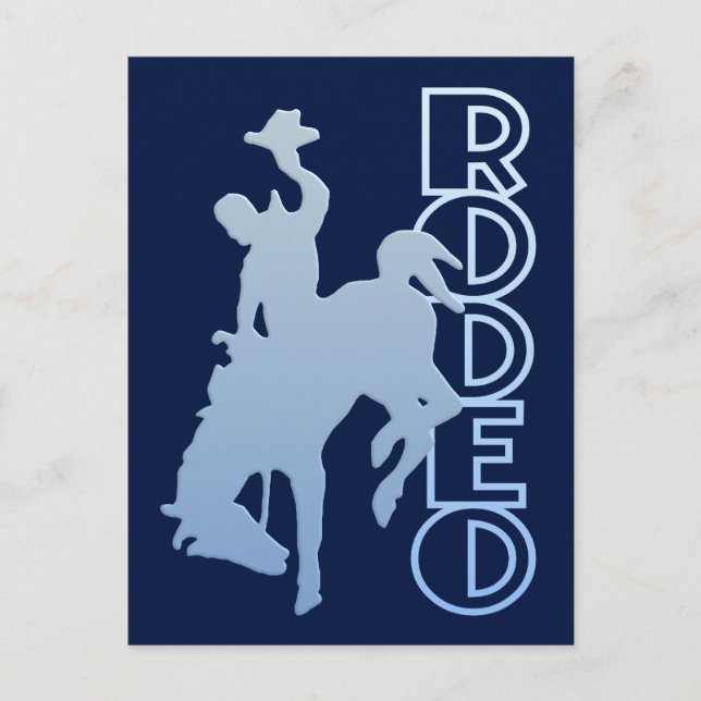 Rodeo postcard, customise postcard (Front)