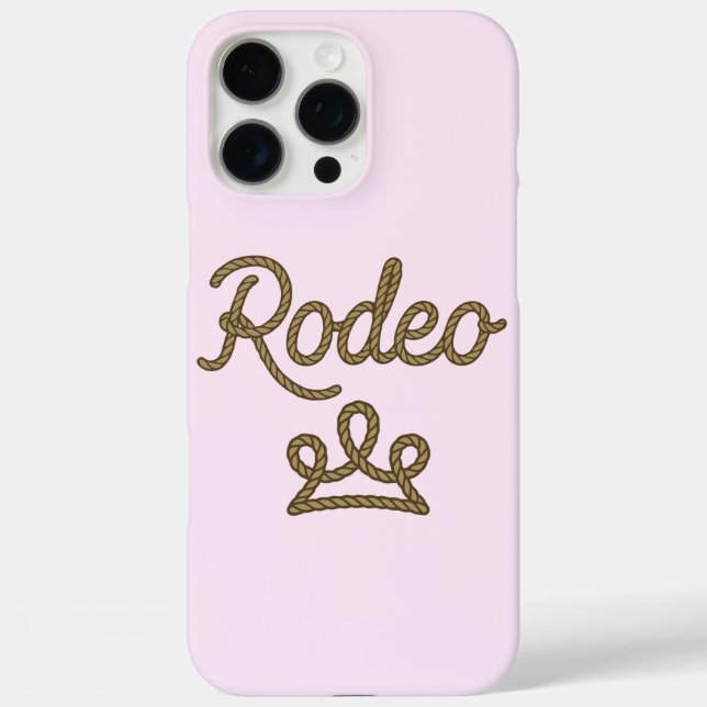 Rodeo Princess Country Western Tiara Crown Case-Mate iPhone Case (Back)