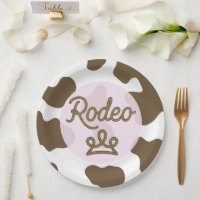 Rodeo Princess Country Western Tiara Crown Pink