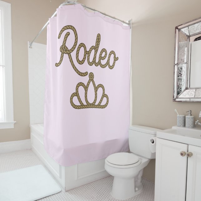 Rodeo Queen Country Western Tiara Crown Shower Curtain (In Situ)