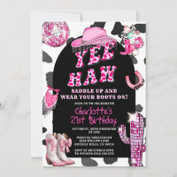 Rodeo Retro Cowgirl Birthday ANY AGE Dance Party