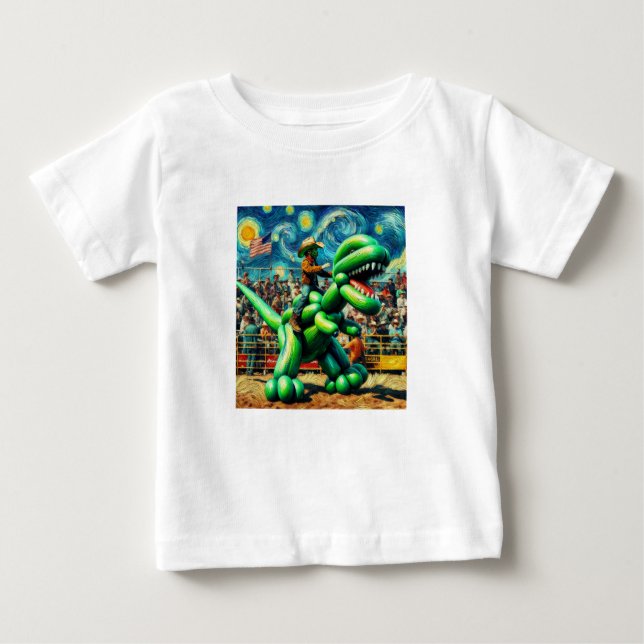Rodeo Rex - Dino Cowboy Infant Tee (Front)