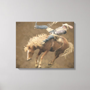 Rodeo Rider Canvas Print