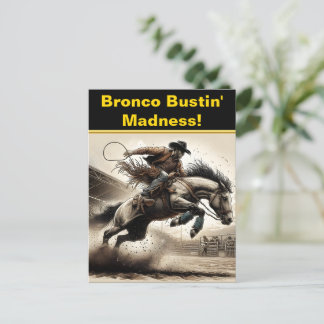 Rodeo Riders Leap  Postcard