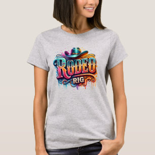 Rodeo Rig and Cowboy Hat  T-Shirt