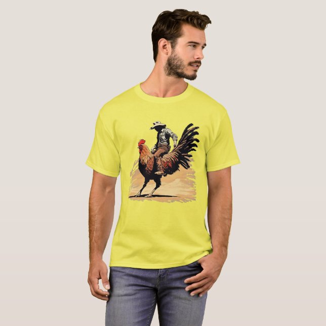 Rodeo Rooster T-Shirt (Front Full)